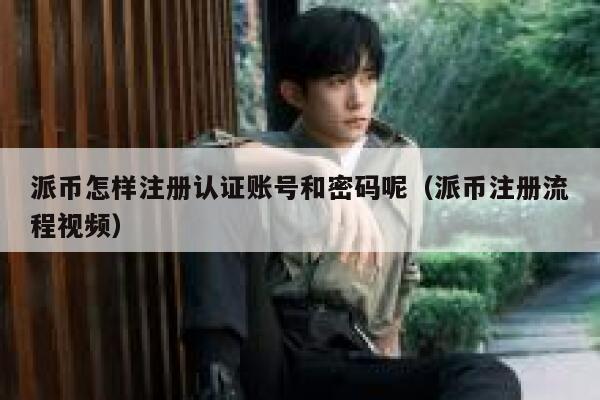 派币怎样注册认证账号和密码呢（派币注册流程视频） 第1张