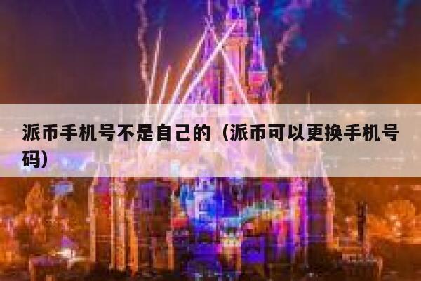 派币手机号不是自己的（派币可以更换手机号码） 第1张