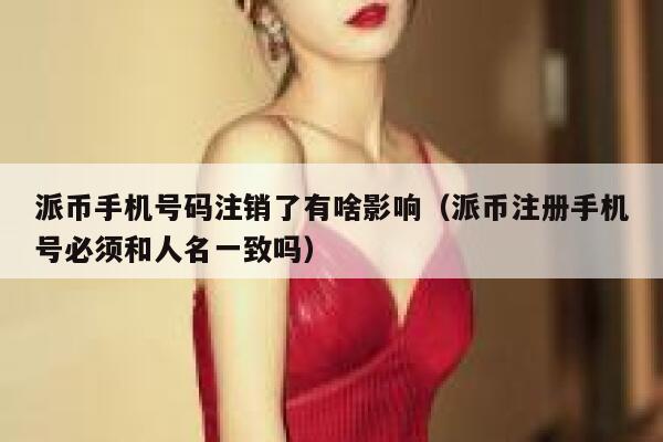 派币手机号码注销了有啥影响（派币注册手机号必须和人名一致吗） 第1张