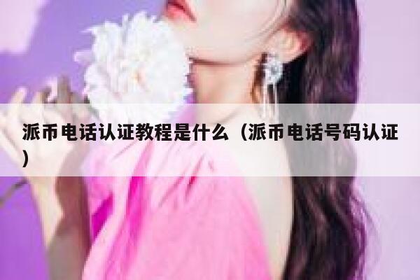 派币电话认证教程是什么(派币电话号码认证) 第1张 派币电话认证教程是什么(派币电话号码认证) 第1张