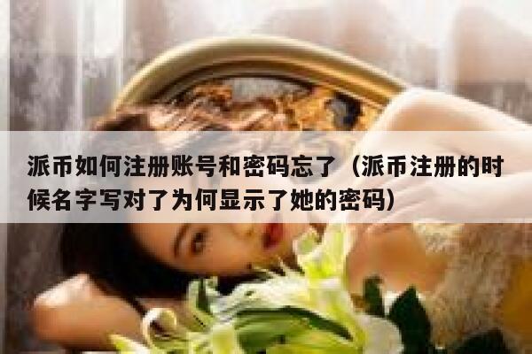 派币如何注册账号和密码忘了（派币注册的时候名字写对了为何显示了她的密码） 第1张