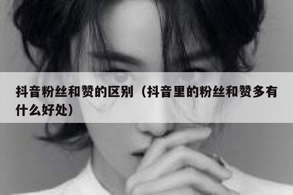 抖音粉丝和赞的区别（抖音里的粉丝和赞多有什么好处） 第1张