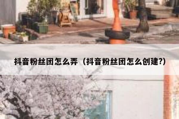 抖音粉丝团怎么弄（抖音粉丝团怎么创建?） 第1张