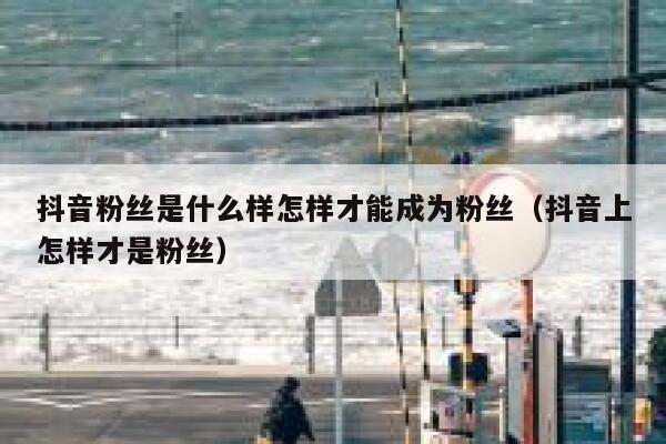 抖音粉丝是什么样怎样才能成为粉丝（抖音上怎样才是粉丝） 第1张