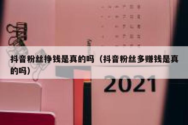抖音粉丝挣钱是真的吗（抖音粉丝多赚钱是真的吗） 第1张