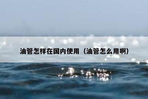 油管怎样在国内使用（油管怎么用啊） 第1张