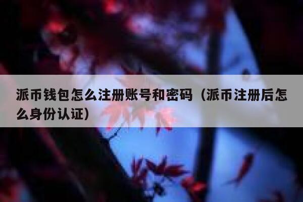 派币钱包怎么注册账号和密码（派币注册后怎么身份认证） 第1张