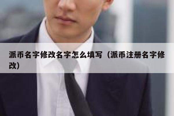 派币名字修改名字怎么填写（派币注册名字修改） 第1张