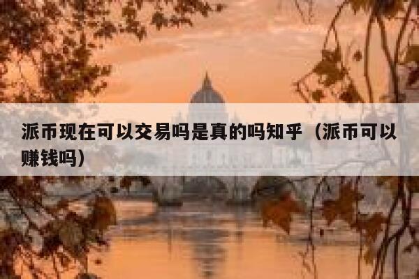 派币现在可以交易吗是真的吗知乎（派币可以赚钱吗） 第1张