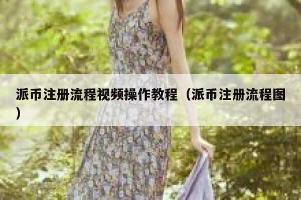 派币注册流程视频操作教程（派币注册流程图） 第1张