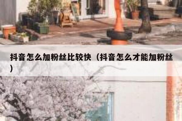 抖音怎么加粉丝比较快（抖音怎么才能加粉丝） 第1张