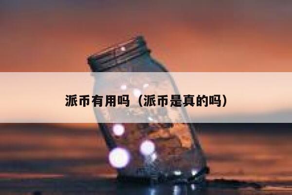 派币有用吗（派币是真的吗） 第1张