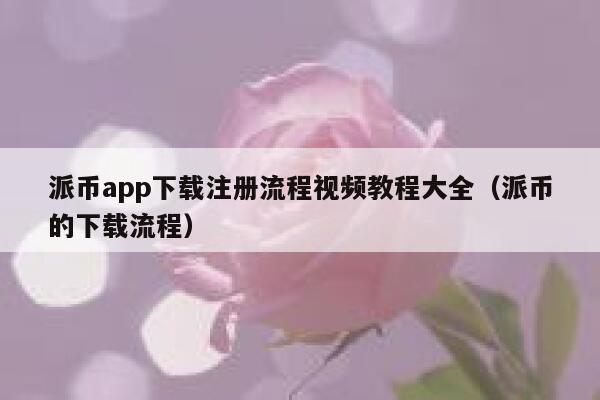 派币app下载注册流程视频教程大全（派币的下载流程） 第1张