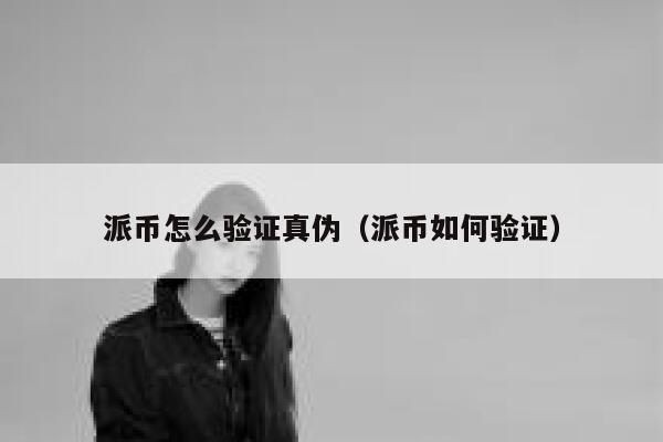 派币怎么验证真伪（派币如何验证） 第1张