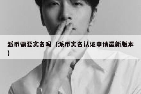 派币需要实名吗（派币实名认证申请最新版本） 第1张
