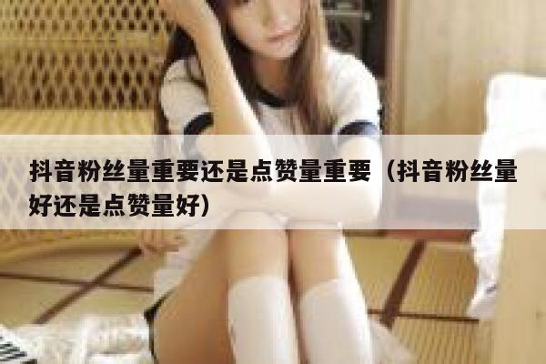 抖音粉丝量重要还是点赞量重要（抖音粉丝量好还是点赞量好） 第1张
