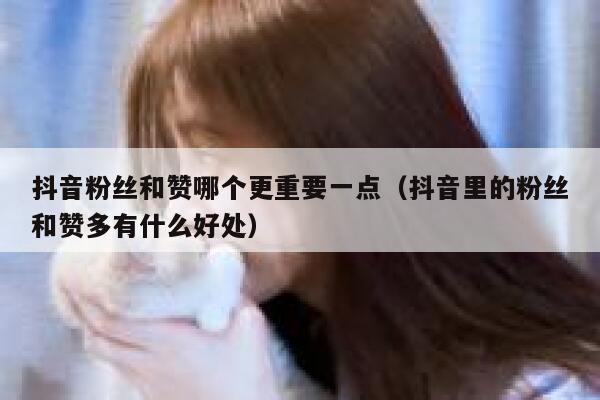 抖音粉丝和赞哪个更重要一点（抖音里的粉丝和赞多有什么好处） 第1张
