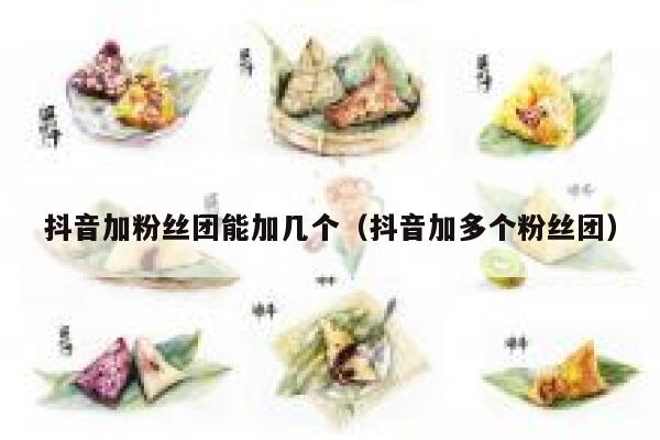 抖音加粉丝团能加几个(抖音加多个粉丝团) 第1张 抖音加粉丝团能加几个(抖音加多个粉丝团) 第1张