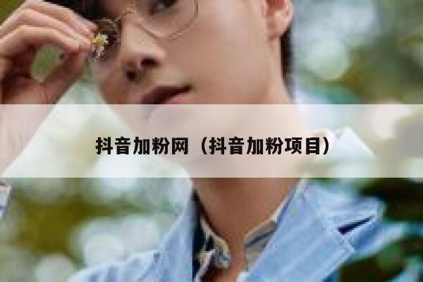 抖音加粉网（抖音加粉项目） 第1张