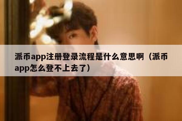 派币app注册登录流程是什么意思啊（派币app怎么登不上去了） 第1张