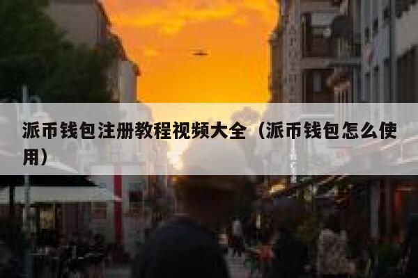 派币钱包注册教程视频大全（派币钱包怎么使用） 第1张