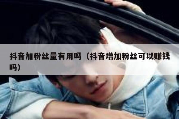 抖音加粉丝量有用吗(抖音增加粉丝可以赚钱吗) 第1张 抖音加粉丝量有用吗(抖音增加粉丝可以赚钱吗) 第1张
