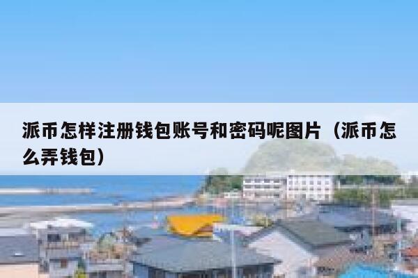 派币怎样注册钱包账号和密码呢图片（派币怎么弄钱包） 第1张