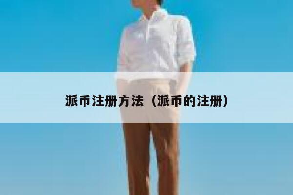 派币注册方法（派币的注册） 第1张