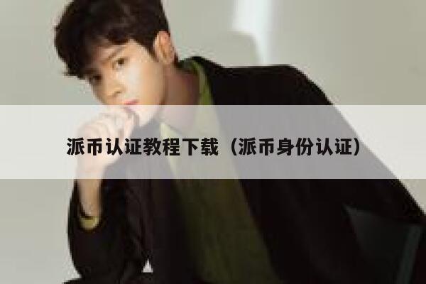 派币认证教程下载（派币身份认证） 第1张