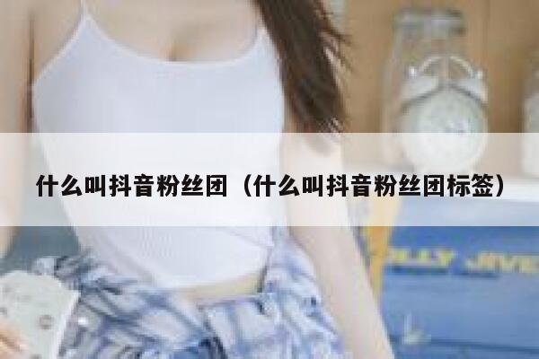 什么叫抖音粉丝团（什么叫抖音粉丝团标签） 第1张