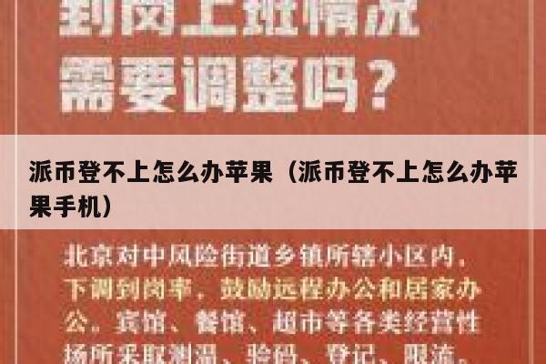 派币登不上怎么办苹果(派币登不上怎么办苹果手机) 第1张 派币登不上怎么办苹果(派币登不上怎么办苹果手机) 第1张