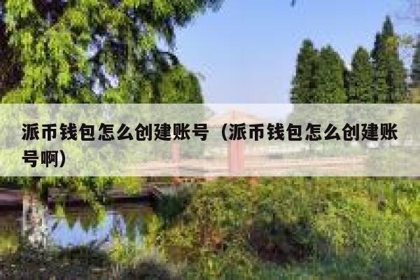 派币钱包怎么创建账号（派币钱包怎么创建账号啊） 第1张