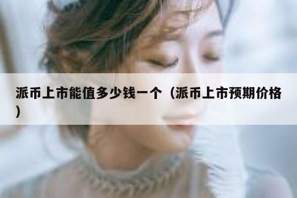 派币上市能值多少钱一个(派币上市预期价格) 第1张 派币上市能值多少钱一个(派币上市预期价格) 第1张