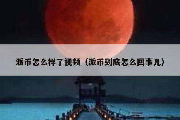 派币怎么样了视频(派币到底怎么回事儿) 第1张 派币怎么样了视频(派币到底怎么回事儿) 第1张