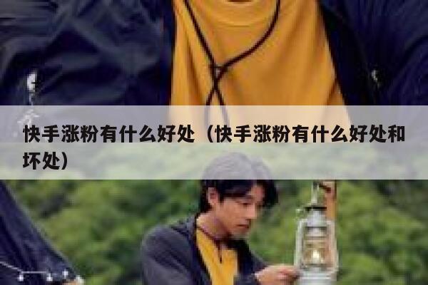 快手涨粉有什么好处(快手涨粉有什么好处和坏处) 第1张 快手涨粉有什么好处(快手涨粉有什么好处和坏处) 第1张