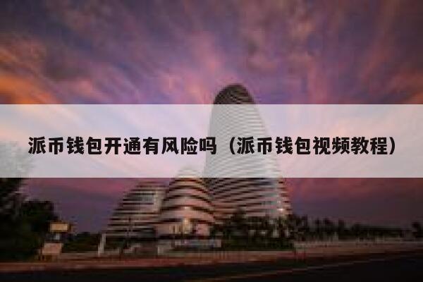 派币钱包开通有风险吗（派币钱包视频教程） 第1张