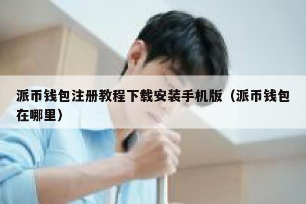派币钱包注册教程下载安装手机版（派币钱包在哪里） 第1张