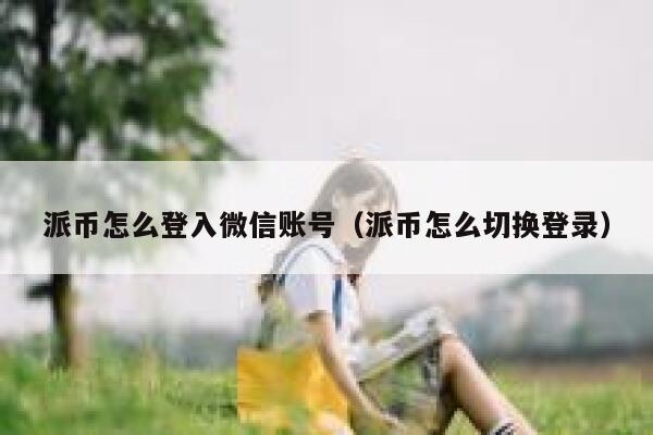 派币怎么登入微信账号(派币怎么切换登录) 第1张 派币怎么登入微信账号(派币怎么切换登录) 第1张