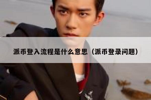 派币登入流程是什么意思(派币登录问题) 第1张 派币登入流程是什么意思(派币登录问题) 第1张