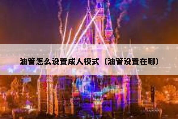 油管怎么设置成人模式(油管设置在哪) 第1张 油管怎么设置成人模式(油管设置在哪) 第1张