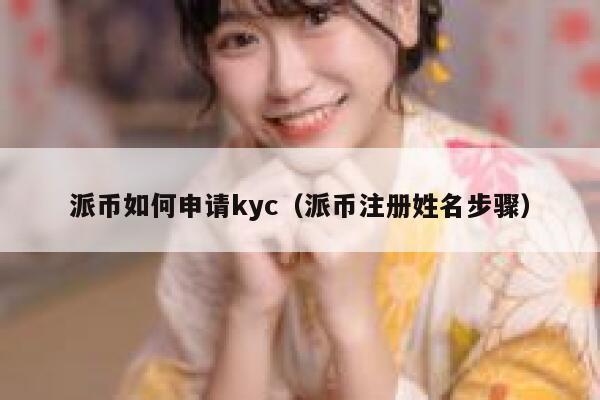 派币如何申请kyc（派币注册姓名步骤） 第1张