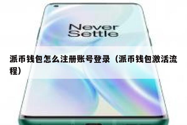 派币钱包怎么注册账号登录（派币钱包激活流程） 第1张