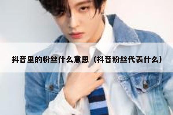 抖音里的粉丝什么意思（抖音粉丝代表什么） 第1张