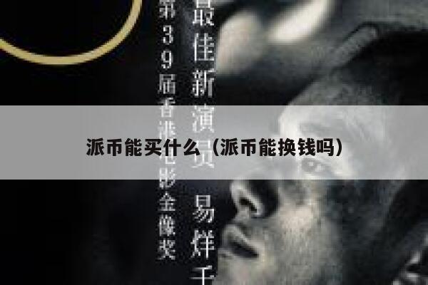 派币能买什么（派币能换钱吗） 第1张