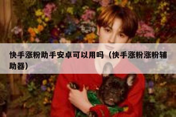 快手涨粉助手安卓可以用吗（快手涨粉涨粉辅助器） 第1张