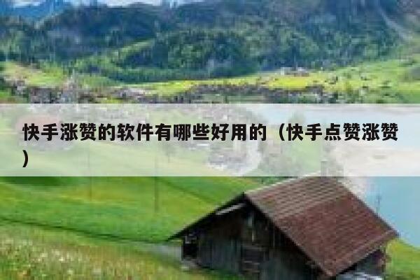 快手涨赞的软件有哪些好用的（快手点赞涨赞） 第1张