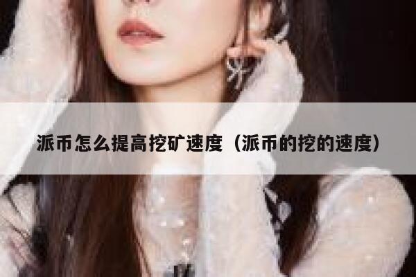派币怎么提高挖矿速度（派币的挖的速度） 第1张
