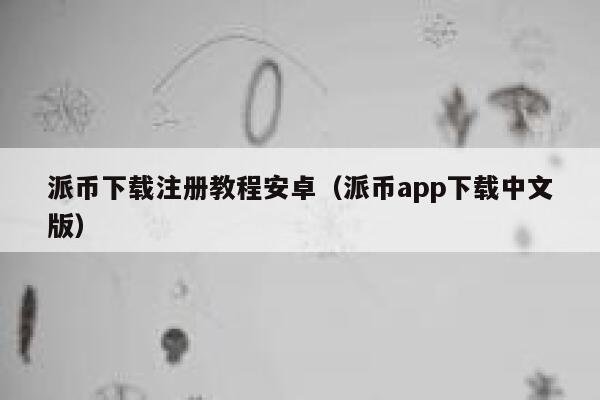 派币下载注册教程安卓（派币app下载中文版） 第1张