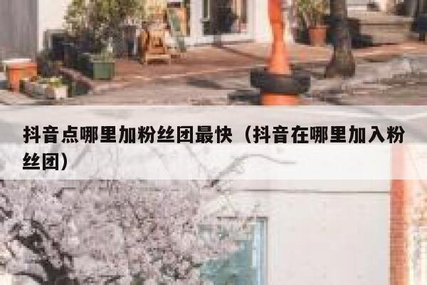 抖音点哪里加粉丝团最快（抖音在哪里加入粉丝团） 第1张