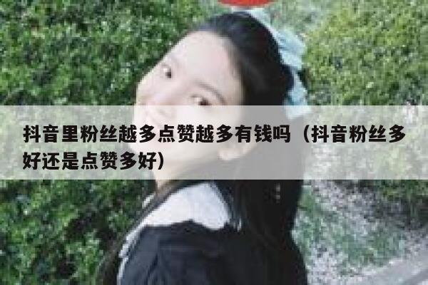 抖音里粉丝越多点赞越多有钱吗(抖音粉丝多好还是点赞多好) 第1张 抖音里粉丝越多点赞越多有钱吗(抖音粉丝多好还是点赞多好) 第1张